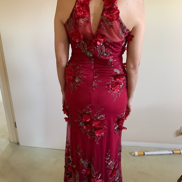 Beautiful dress floral prom gown. This dress new. - Picture 4 of 8